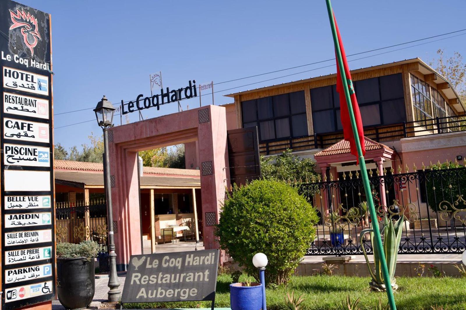 Hotel Le Coq Hardi Ait Ourir Exterior photo