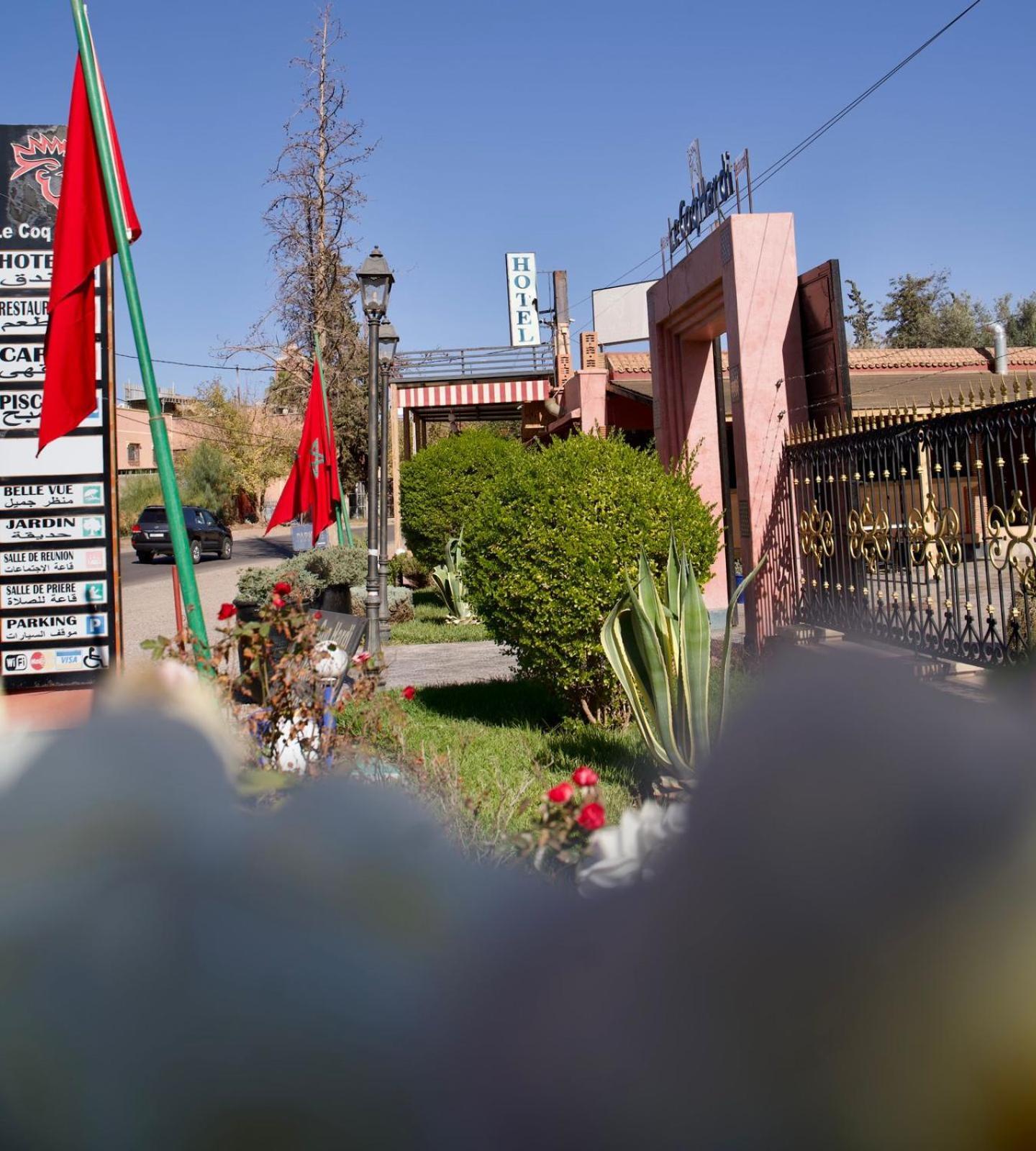 Hotel Le Coq Hardi Ait Ourir Exterior photo